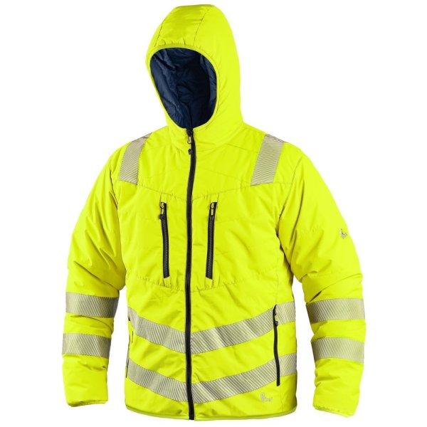 Canis (CXS) Férfi téli kétoldalas fényvisszaverő dzseki CXS CHESTER -
Sárga / sötétkék | 3XL