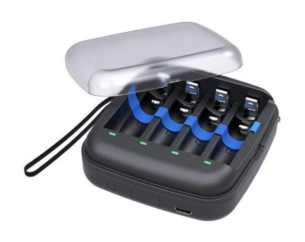 XTAR BC4 4 csatornás akkutöltő 1,5 V-OS LI-ion és1,2V Ni-Mh AA és AAA
akkukhoz