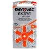 Varta Rayovac Extra hallkszlk elem 13 (PR48)bl/6 1,45V