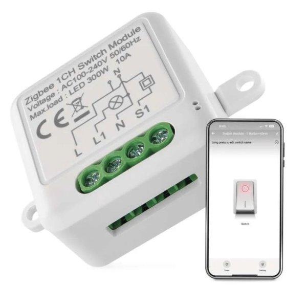 EMOS GoSmart kapcsolómodul IP-2101SZ, ZigBee, 1-csatornás
