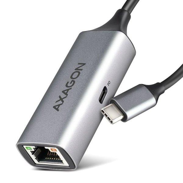 AXAGON ADE-TXPD, USB-C 3.2 Gen 1 - Gigabit Ethernet hálózati kártya, Asix
AX88179, PD 100W, auto telepités