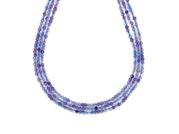 Fluorit fazettált golyó 2-3mm
