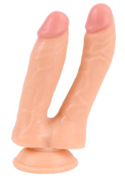Double Cox – prémium, érintésérzékeny dildó 13 cm