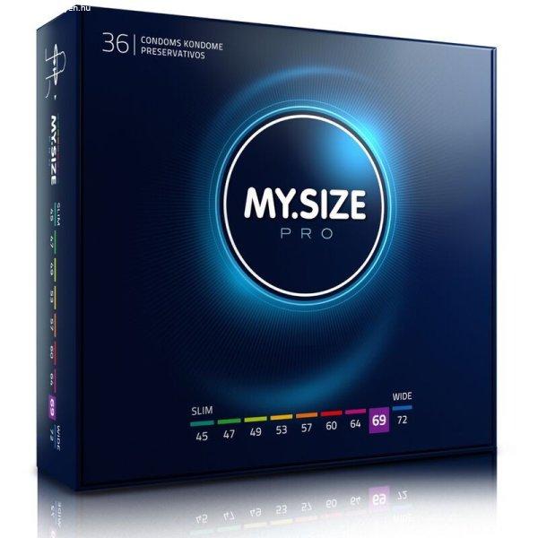 MY SIZE - prémium 69 mm-es óvszer 36 db-os kiszerelésben