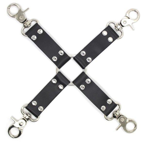 Korlátozó prémium bőrjáték - Hogtie Black