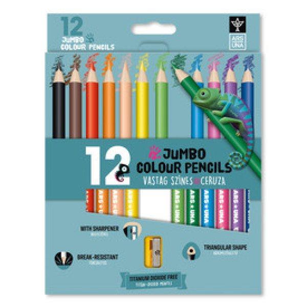 Háromszögletű Jumbo Ceruzakészlet 12db