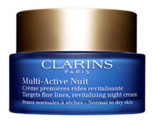 Clarins Revitalizáló éjszakai krém a finom ráncok ellen normál és száraz
bőrre Multi-Active (Revitalizing Night Cream) 50 ml