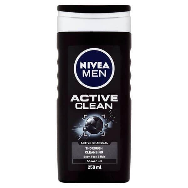 Nivea Tusfürdő férfiaknak Active Clean 500 ml