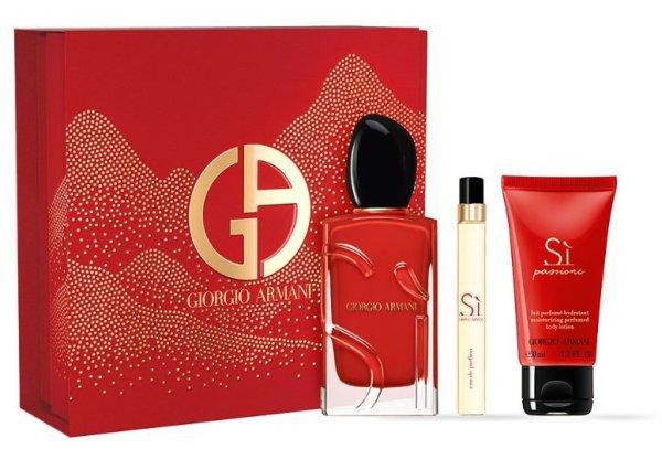 Giorgio Armani Sì Passione - EDP 100 ml + testápoló tej 50 ml + EDP 10 ml