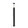 Modern kltri oszloplmpa sttszrke opl veggel 110 cm I
