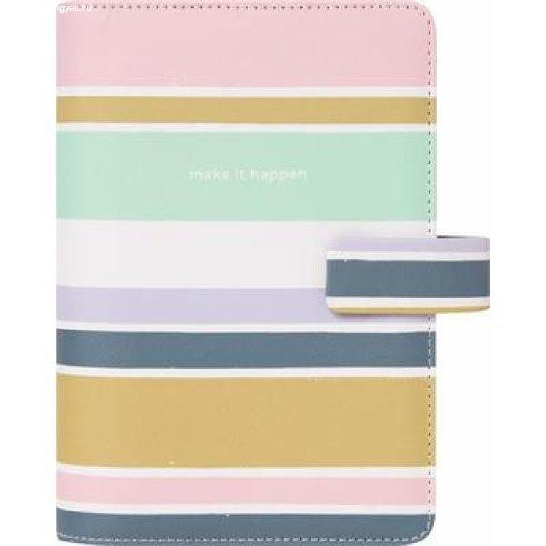 Kalendárium, gyűrűs, betétlapokkal, pocket méret, FILOFAX "Good
Vibes"