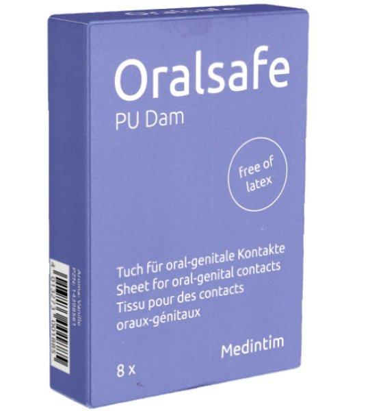 Oral Safe Single: PU Vanille, 8 latexfree dental dams