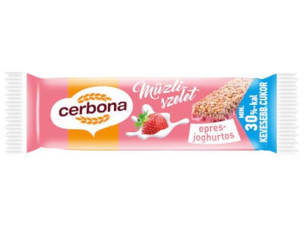 Cerbona szelet 20g Epres-joghurtos