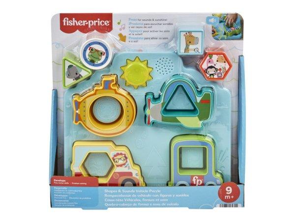 Fisher-Price forma és járgány kirakó