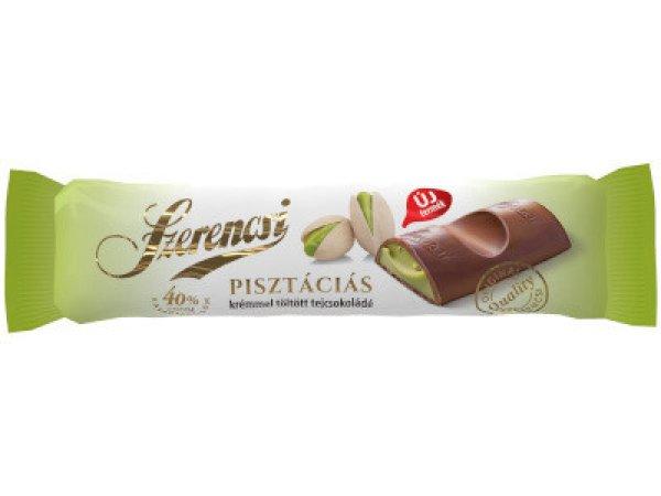 Szerencsi szelet tej 19g Pisztácia krémes