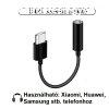 Telefon Type-C-bl Jack 3.5 mm-be val talakt