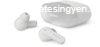 Philips TAT2000BK TWS Bluetooth Headset White