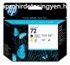 HP 9384A (72) Matt Black + Yellow nyomtatfej