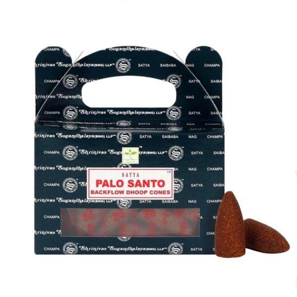 Visszaáramló Füstölőkúp – Satya Palo Santo