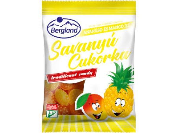 Bergland Savanyú cukor 70g Ananász-Mangó