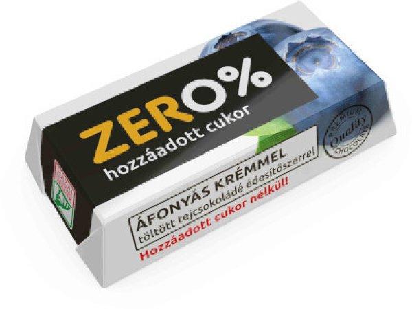 Szerencsi Zéro kocka 21g Áfonyás - tej