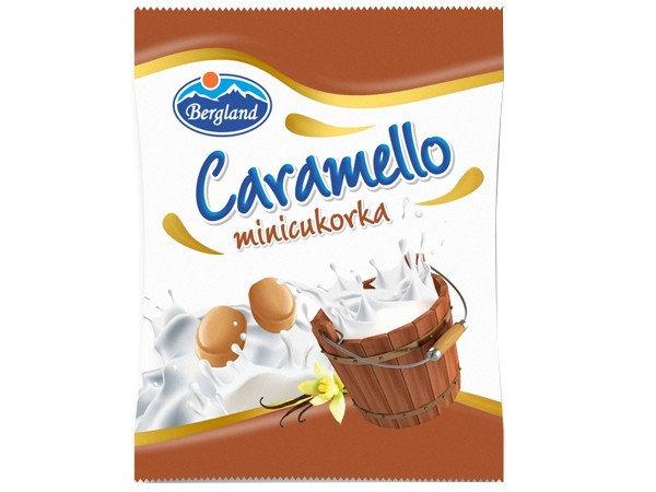 Bergland 60g Mini Caramello cukorka