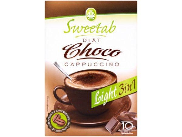 Sweetab diabetikus Cappuccino 10*10g Csokis
