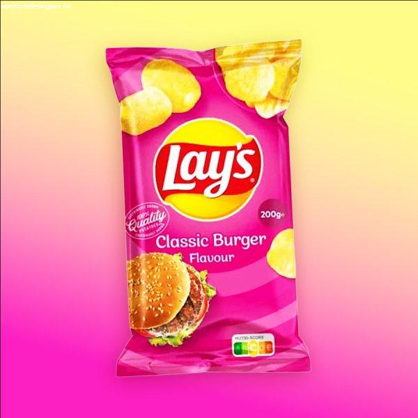 Lays Classic Burger Chips 200g