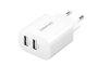 Intenso W24AA 2x USB-A Power Adapter White