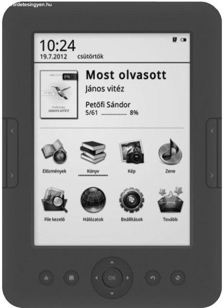 Wayteq xBook-60w E Ink Pearl 6" e-book 4GB Black