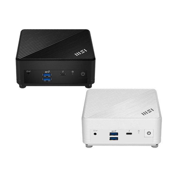 MSI Business DT Cubi 5 12M-406BEU, i5-1235U, Iris XE, M.2 NVME, 2,5" SATA,
4xUSB, Thunderbolt 4, HDMI, DP, 2xRJ45, Black