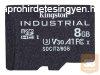 KINGSTON 8GB microSDHC Industrial C10 A1 pSLC Card Single Pa