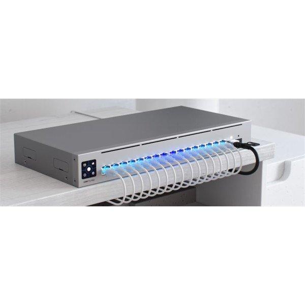 UBiQUiTi Switch 12x1000Mbps (POE+) + 4x2500Mbps (POE++) + 2x10Gbps SFP+,
Menedzselhető, Asztali - USW-PRO-MAX-16-POE