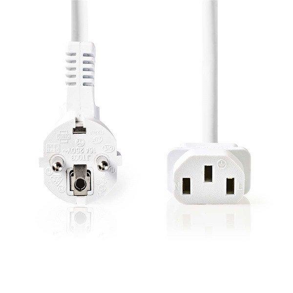 Nedis CEGL10000WT30 táp kábel IEC-320-C13, 3 x 0.75 mm˛ hossz 3m, fehér