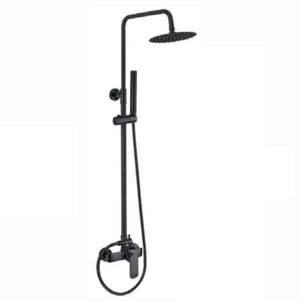 Welland Wall-Pro-4 zuhanyrendszer csapteleppel - fekete