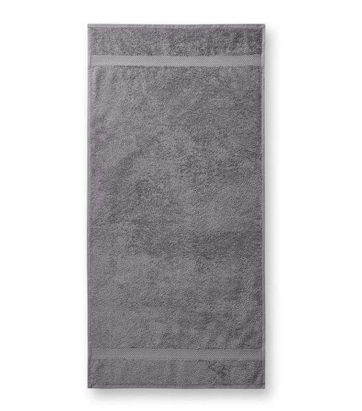 MALFINI Terry Bath Towel fürdőlepedő - Fáradt ezüst | 70 x 140 cm