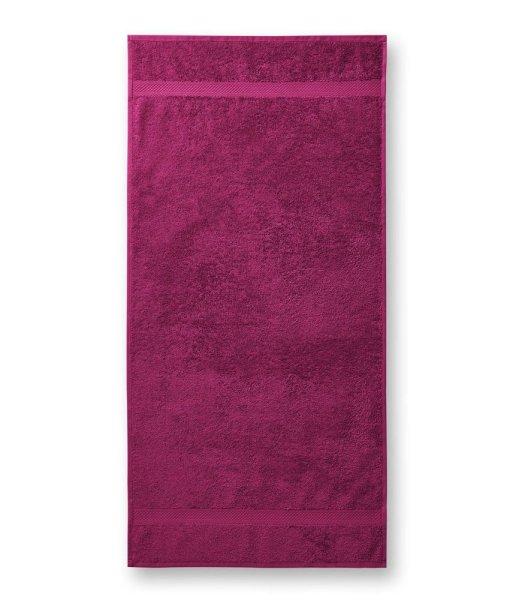 MALFINI Terry Bath Towel fürdőlepedő - Világos fuksziaszín | 70 x 140 cm