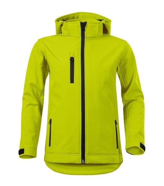 MALFINI Gyerek softshell dzseki Performance - Lime | 122 cm (6 éves)