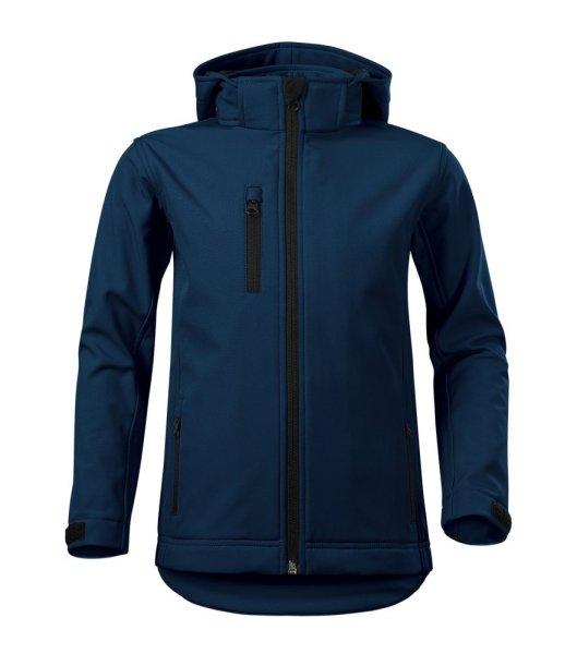 MALFINI Gyerek softshell dzseki Performance - Tengerészkék | 122 cm (6 éves)