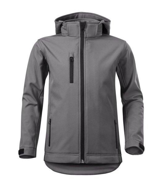 MALFINI Gyerek softshell dzseki Performance - Acélszürke | 158 cm (12 éves)