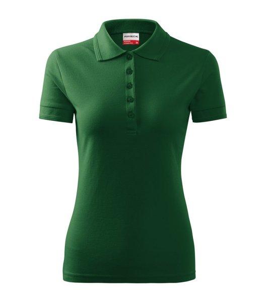 MALFINI Női galléros póló Reserve - Palackzöld | XL