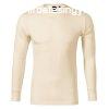 MALFINI Frfi hossz ujj Merino Rise LS pl - Mandulaszn 