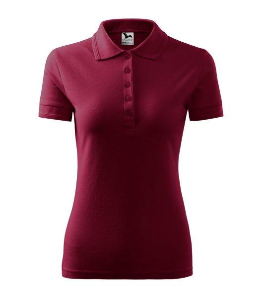 MALFINI Női galléros póló Pique Polo - Garnet | L