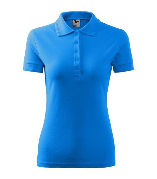 MALFINI Női galléros póló Pique Polo - Élénk kék | XL
