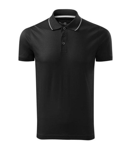 MALFINI Férfi galléros póló Grand - Fekete | XL