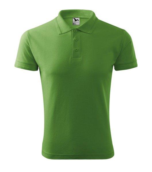 MALFINI Férfi galléros póló Pique Polo - Fűzöld | 3XL