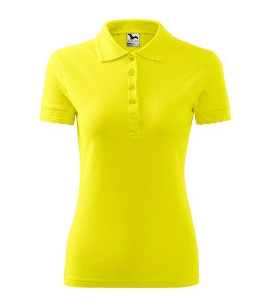 MALFINI Női galléros póló Pique Polo - Citromsárga | 2XL