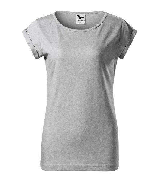 MALFINI Női póló Fusion - Ezüst melírozott | 2XL