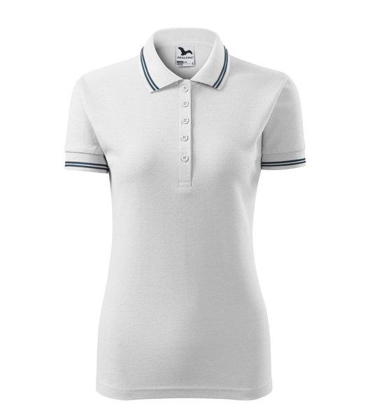 MALFINI Női galléros póló Urban - Fehér | 2XL