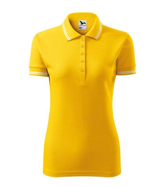 MALFINI Női galléros póló Urban - Sárga | 2XL